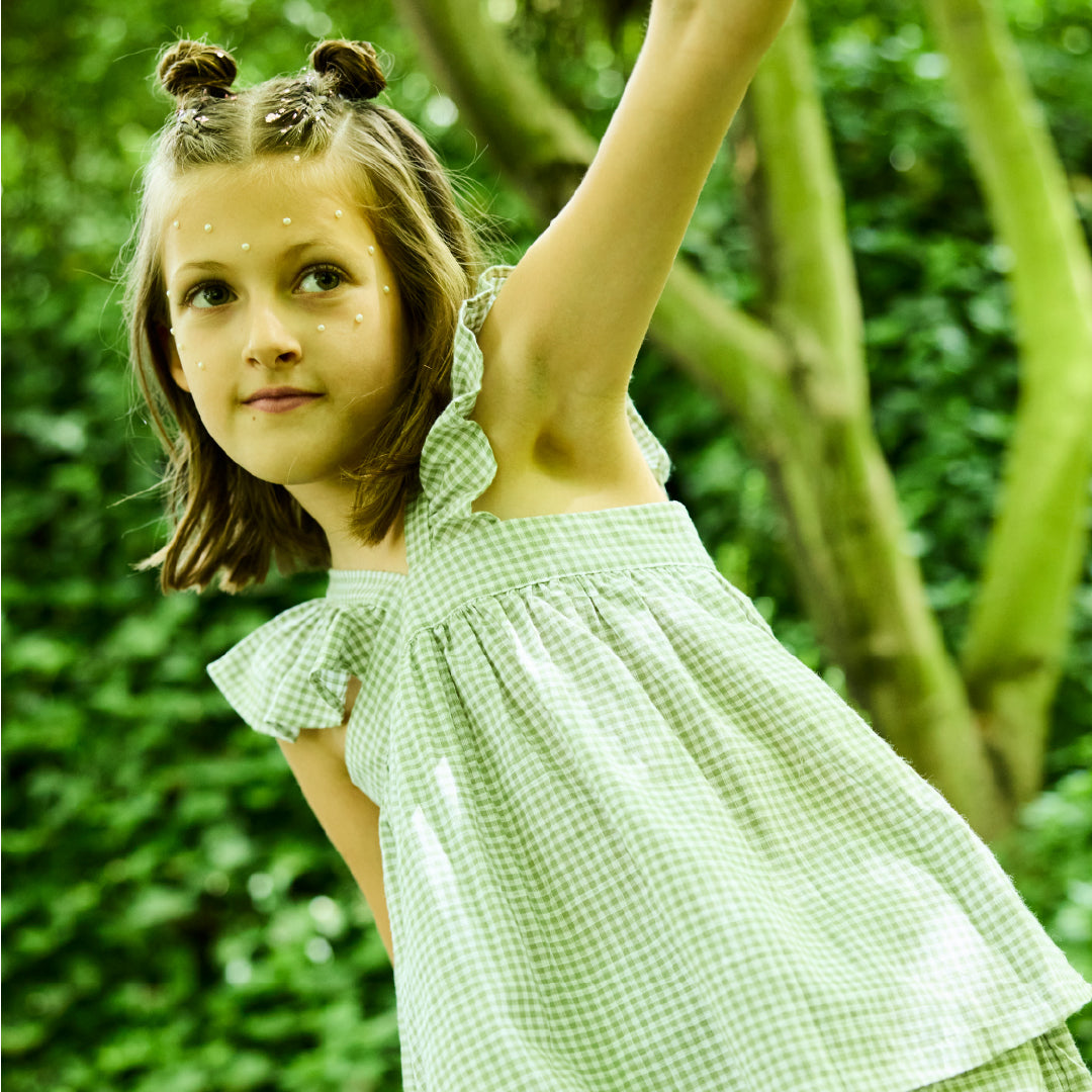 Blusa Tere Vichy Verde