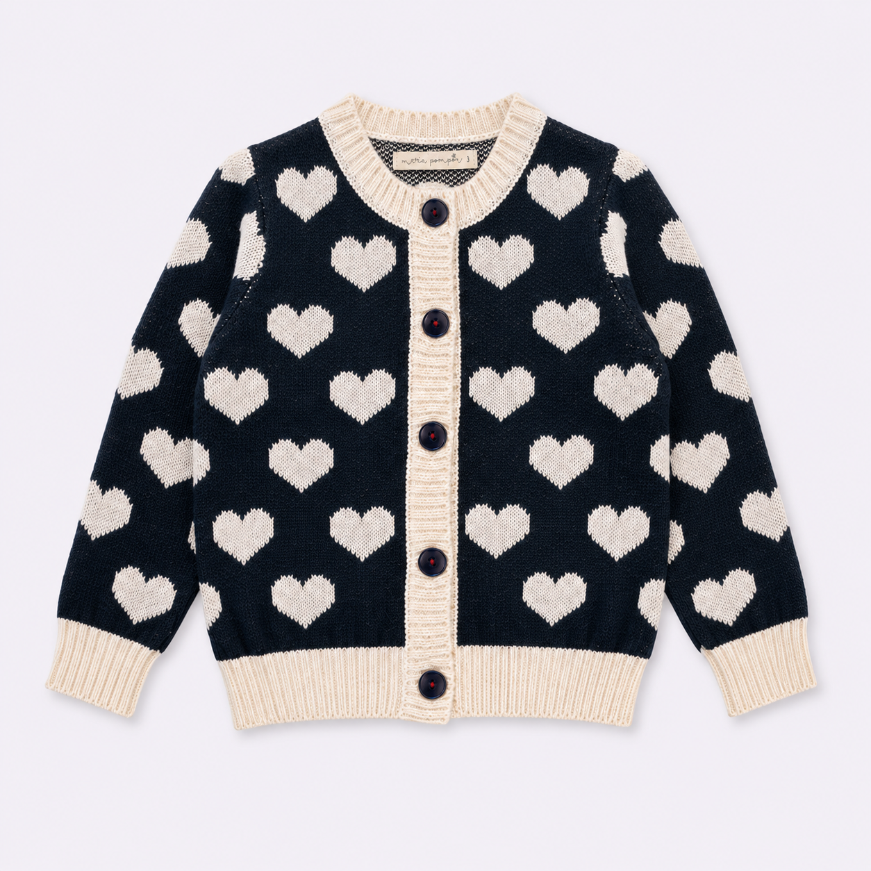 Chaleco niña hearts
