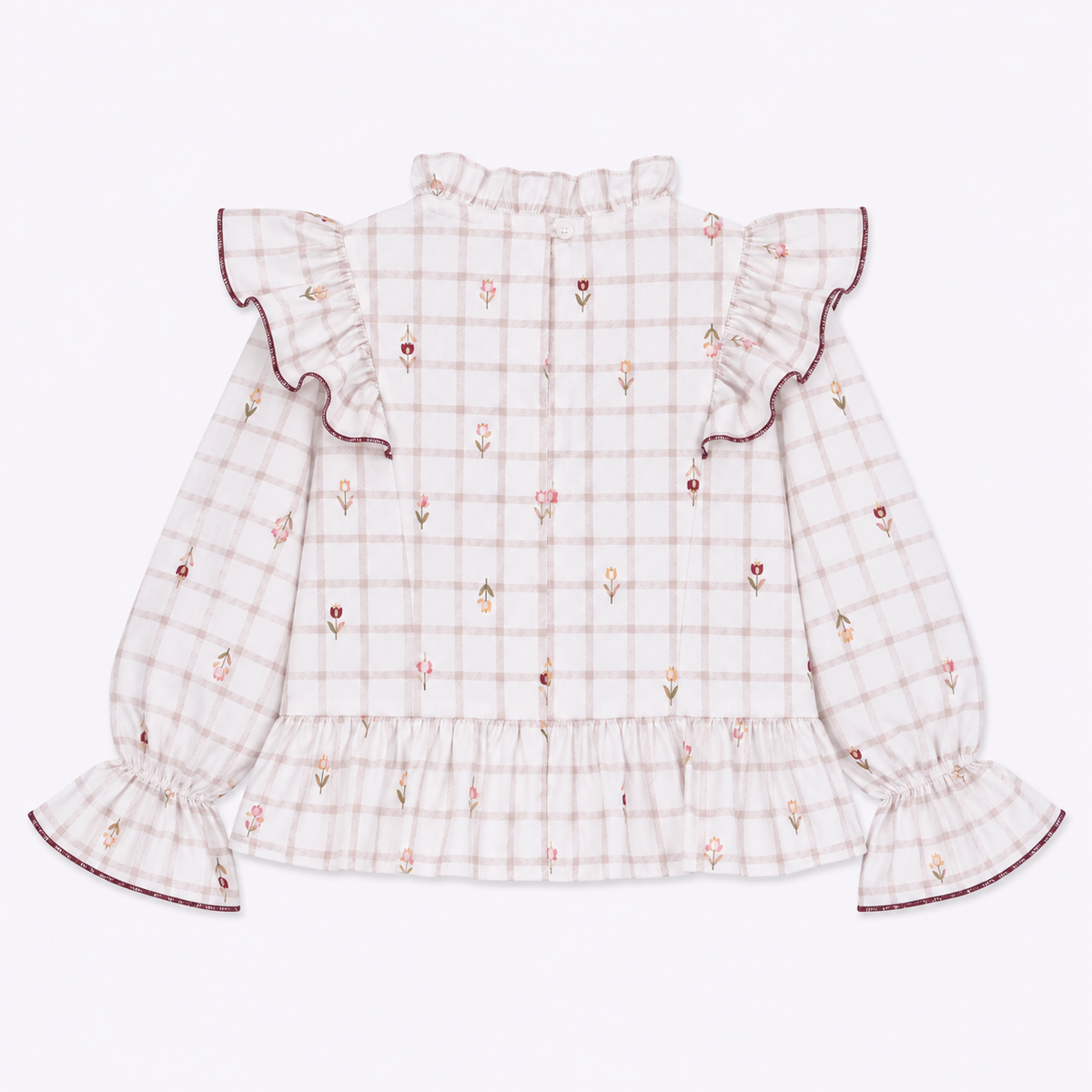Blusa Niña vuelos rosas