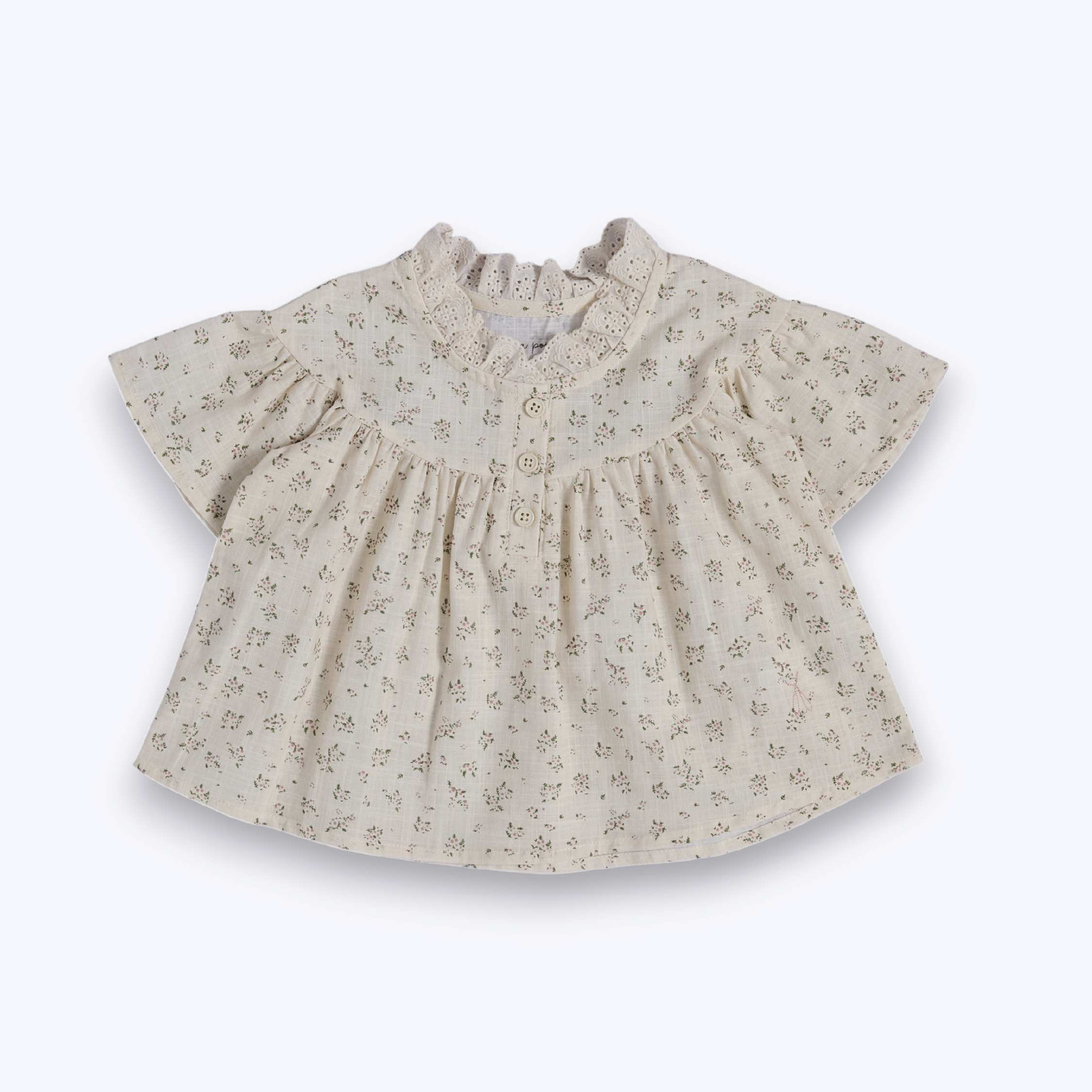 Blusa cuello subido rosada