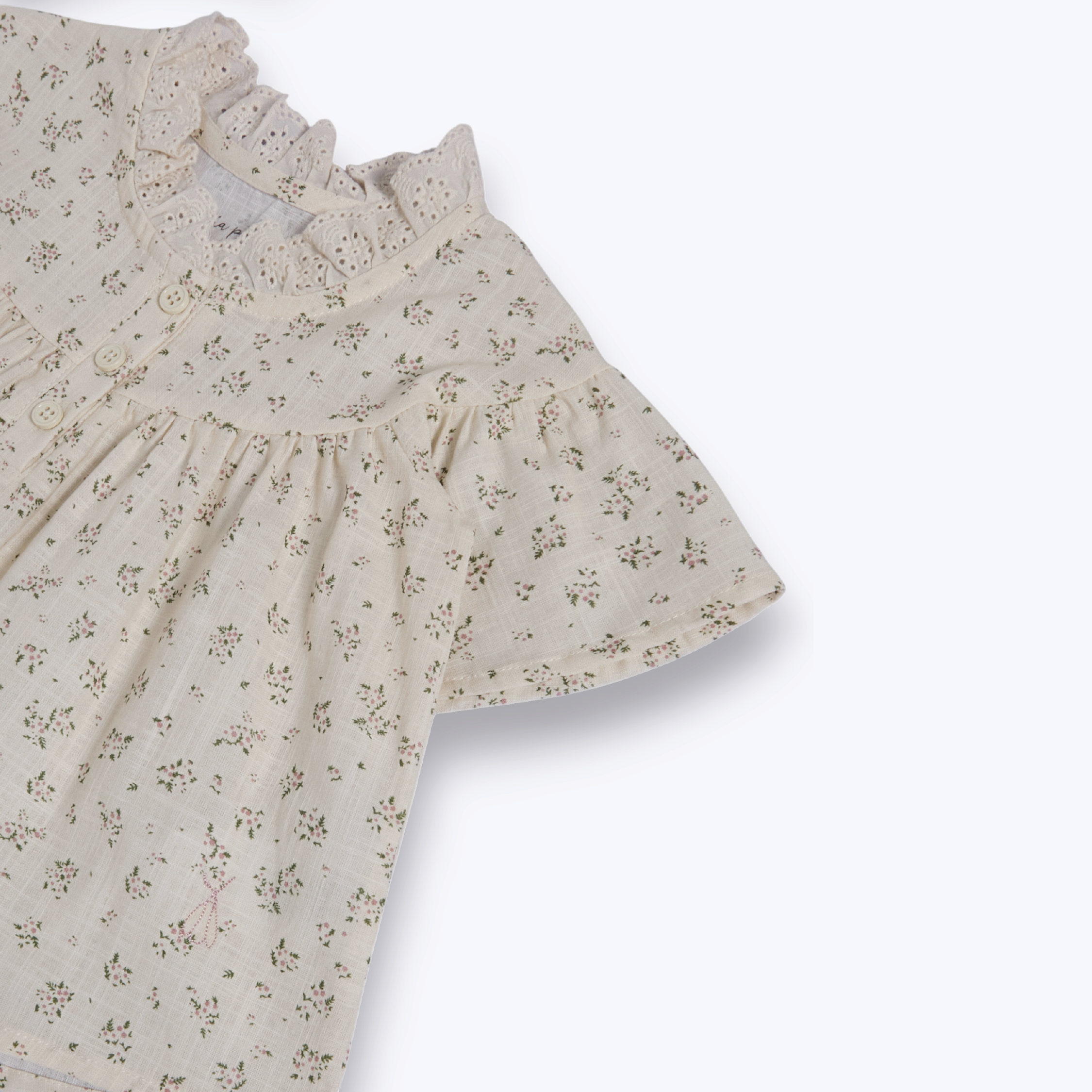 Blusa cuello subido rosada