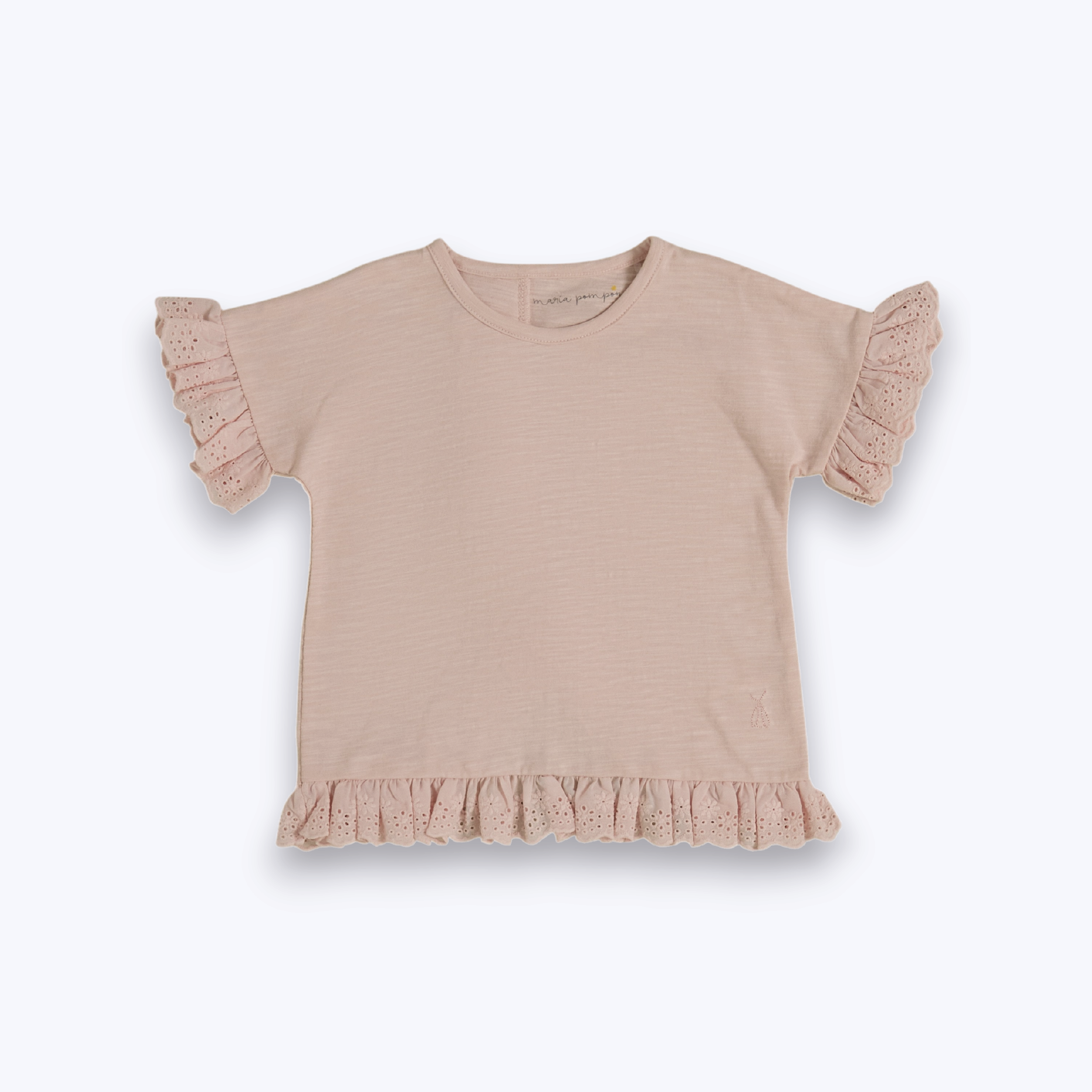 Polera Rosada manga corta