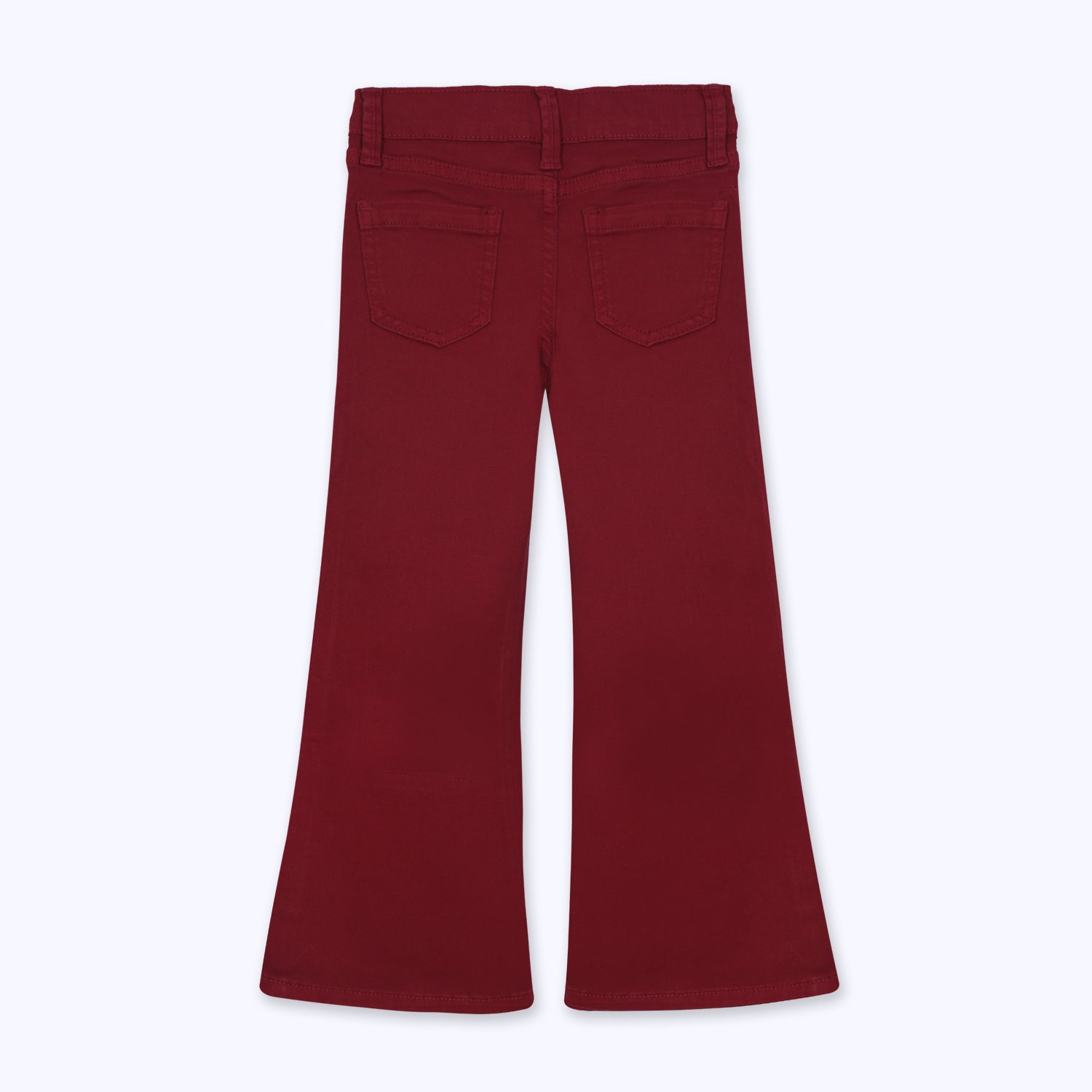 Jeans flare Rojo