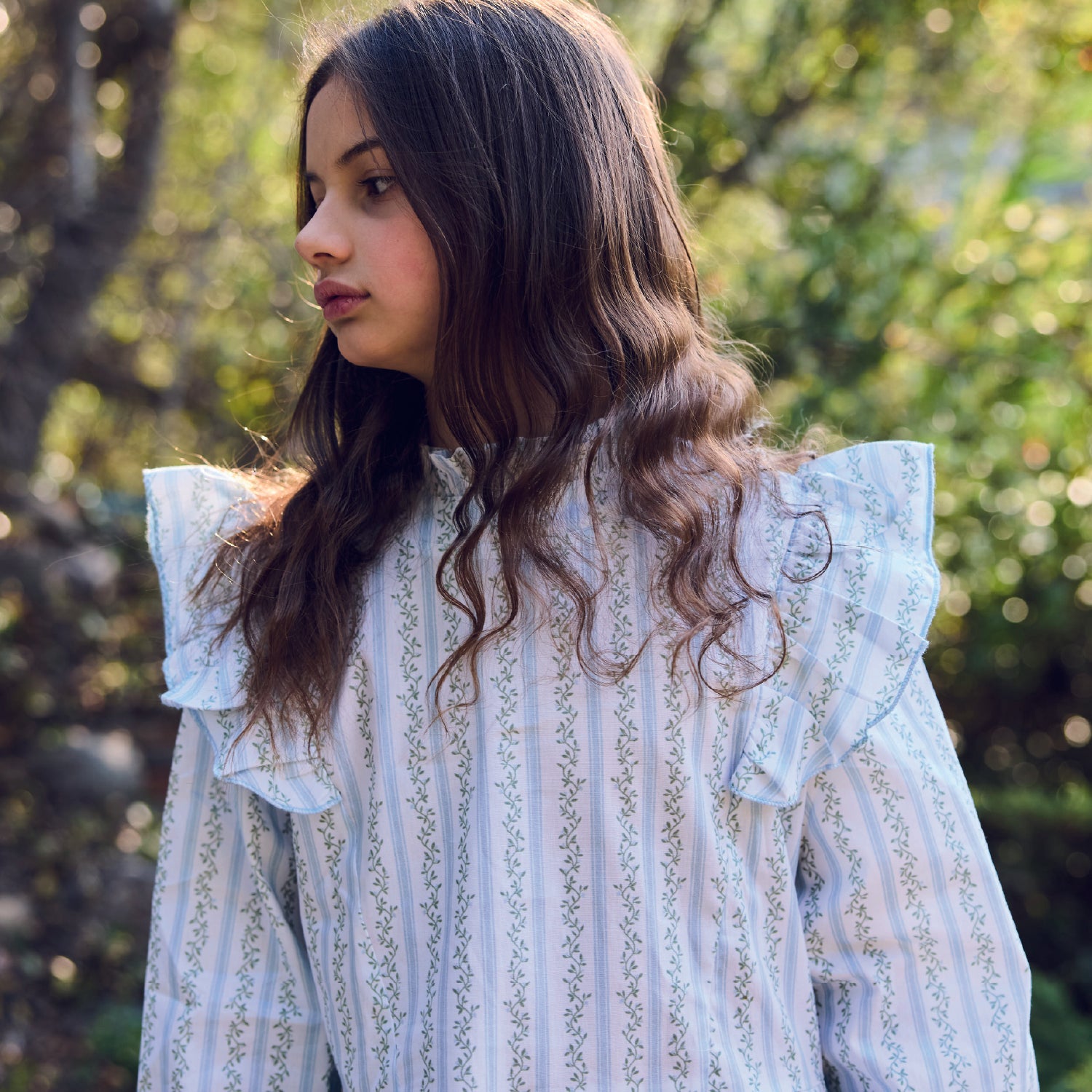 Blusa Lucrecia /botanical/ ramitas