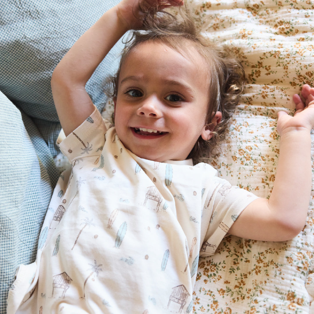 Pijama niño palmeras