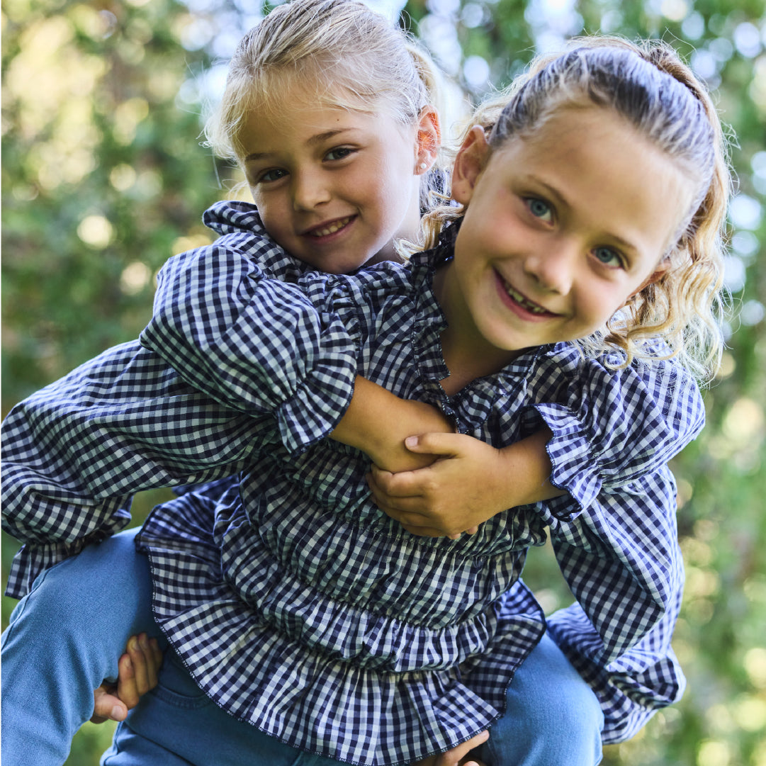 Blusa Rosario Navy Check