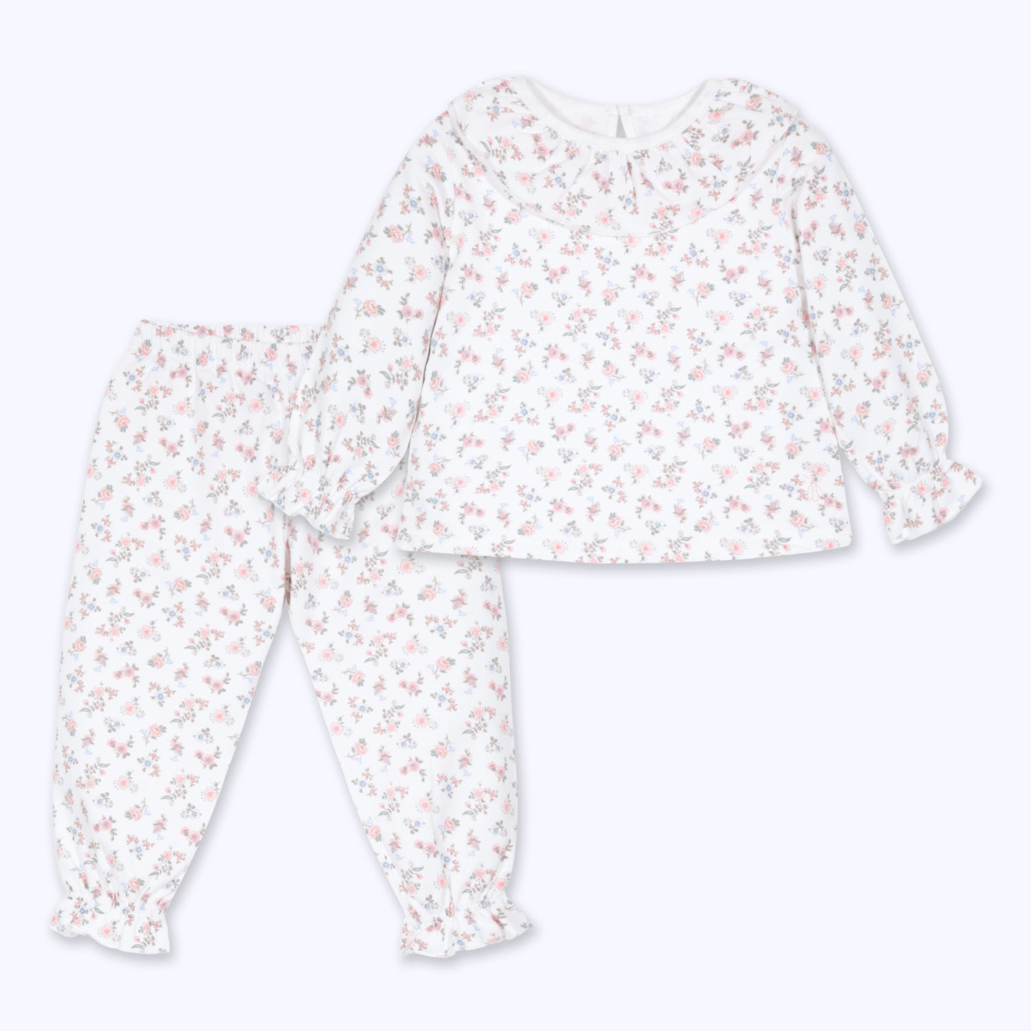 Pijama payaso flores