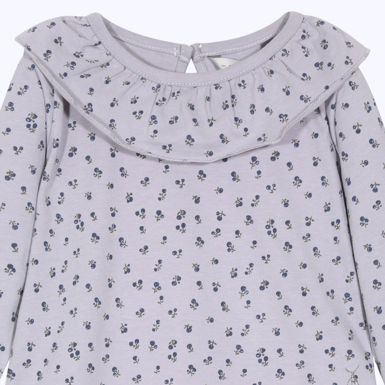Polera cuello ramita navy