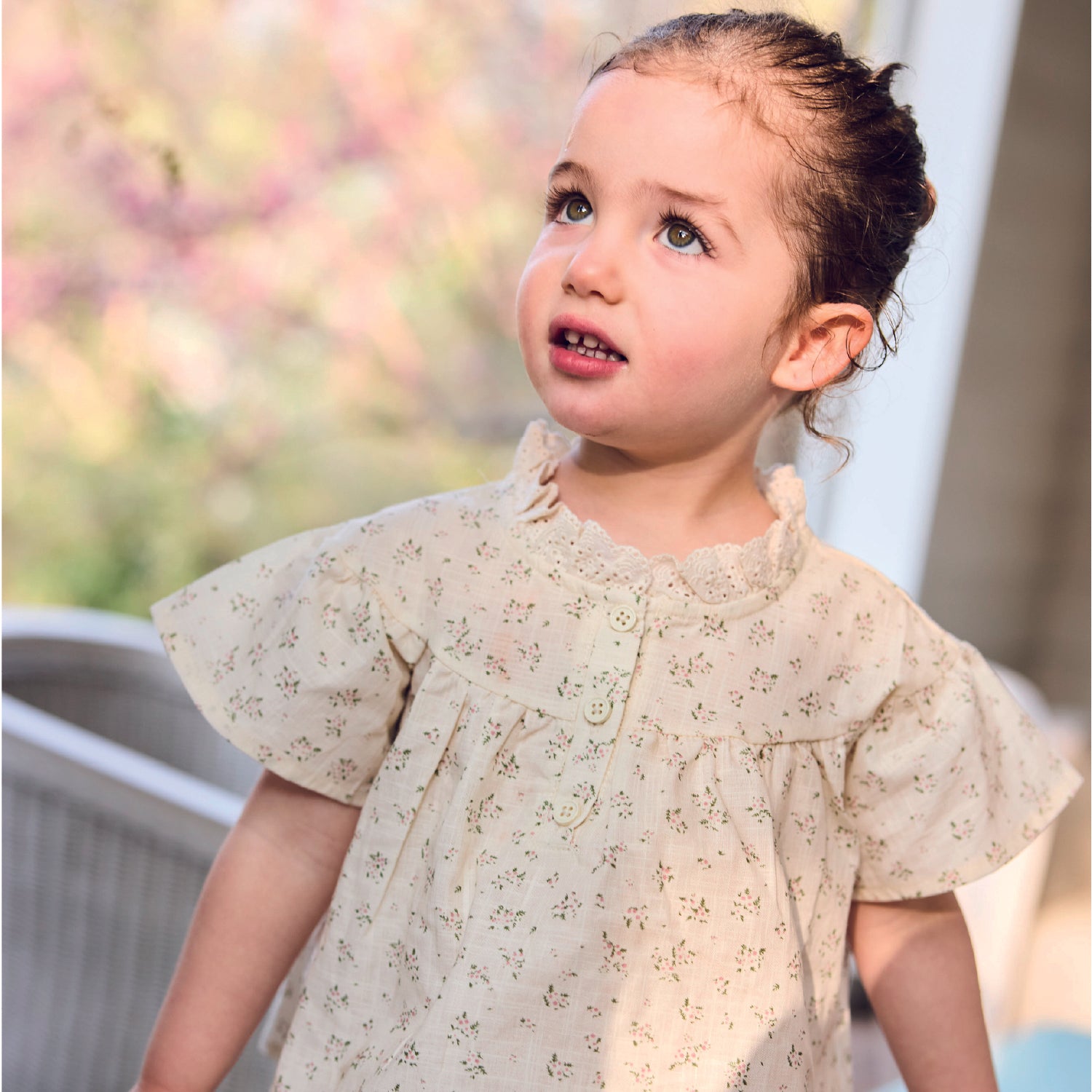 Blusa cuello subido rosada