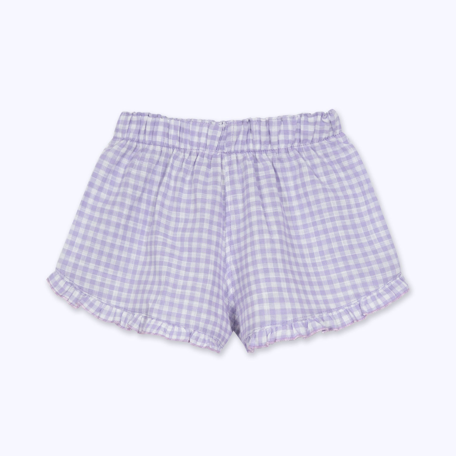 Short vichy lila
