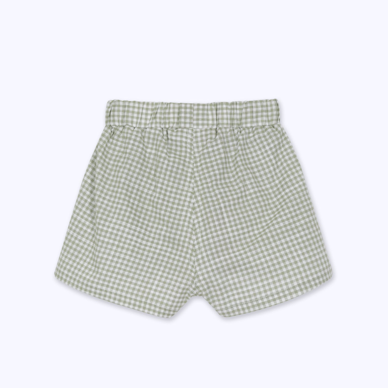 Short vichy verde