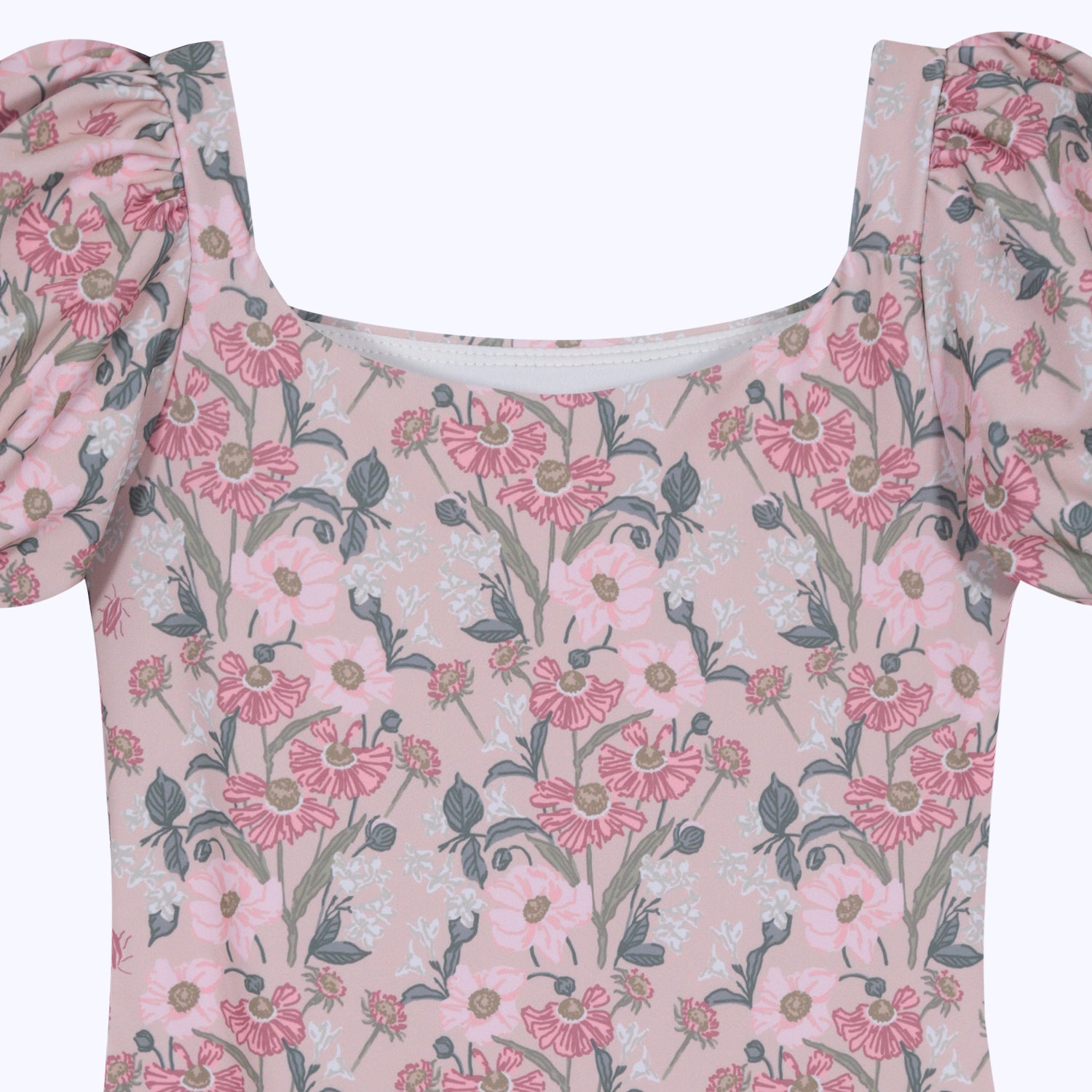 Traje de baño globo rosado