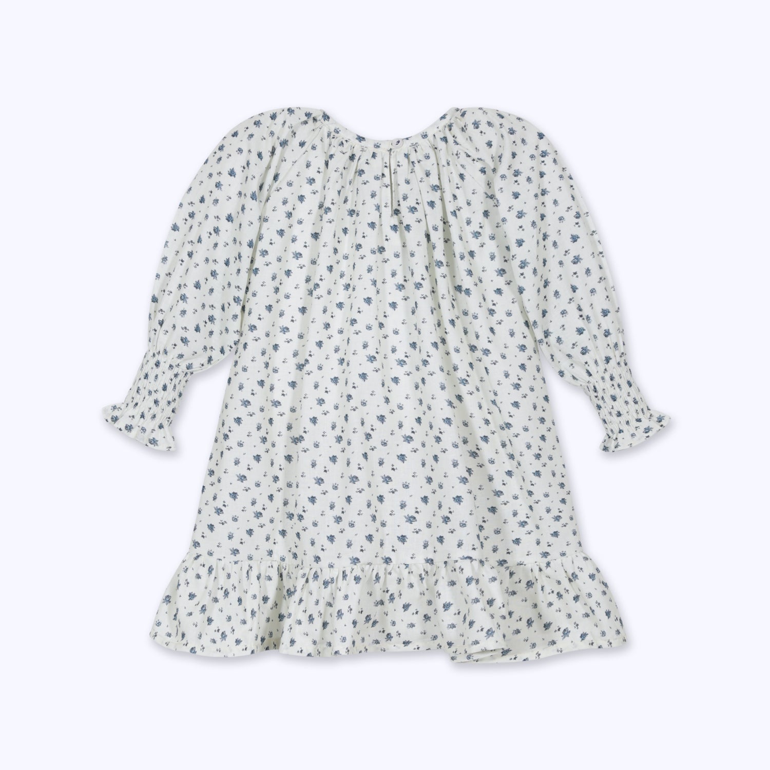 Vestido dulce flor azul