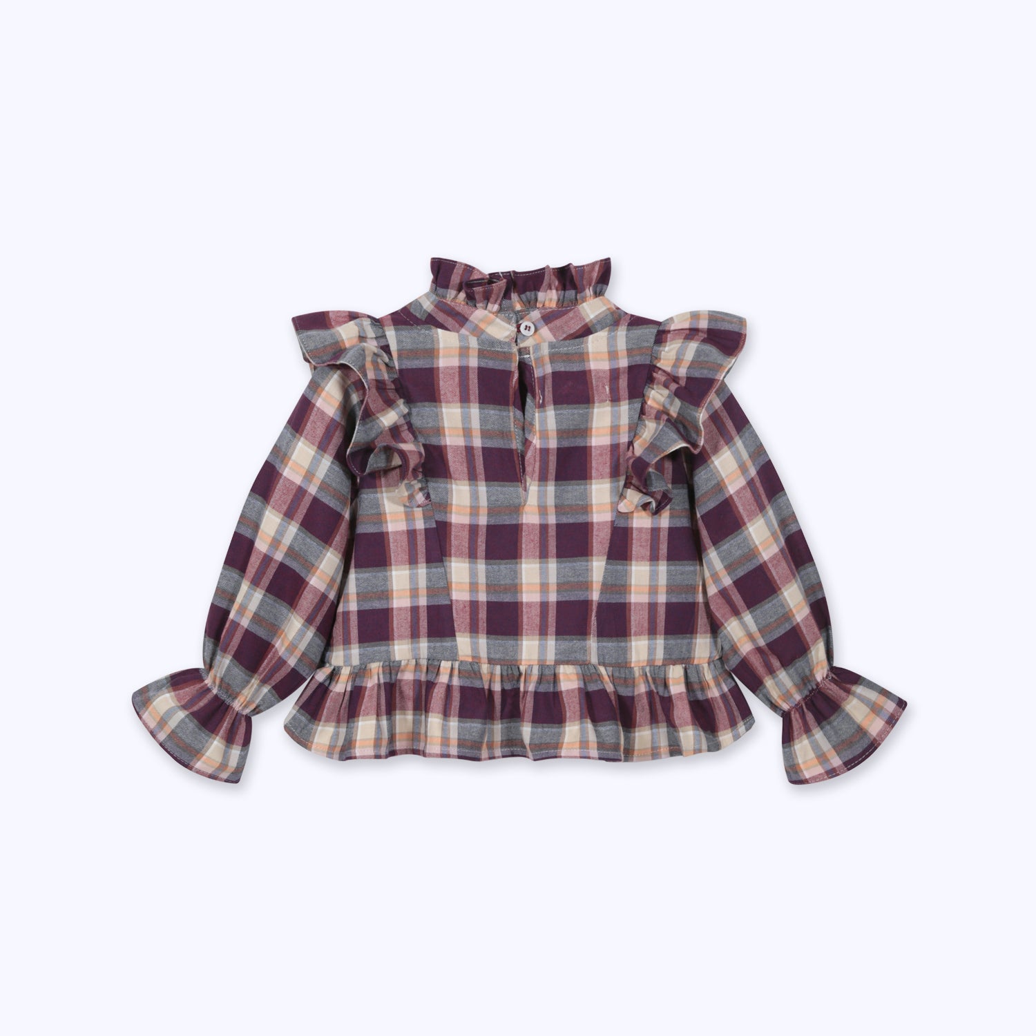 Blusa Niña cuadrille