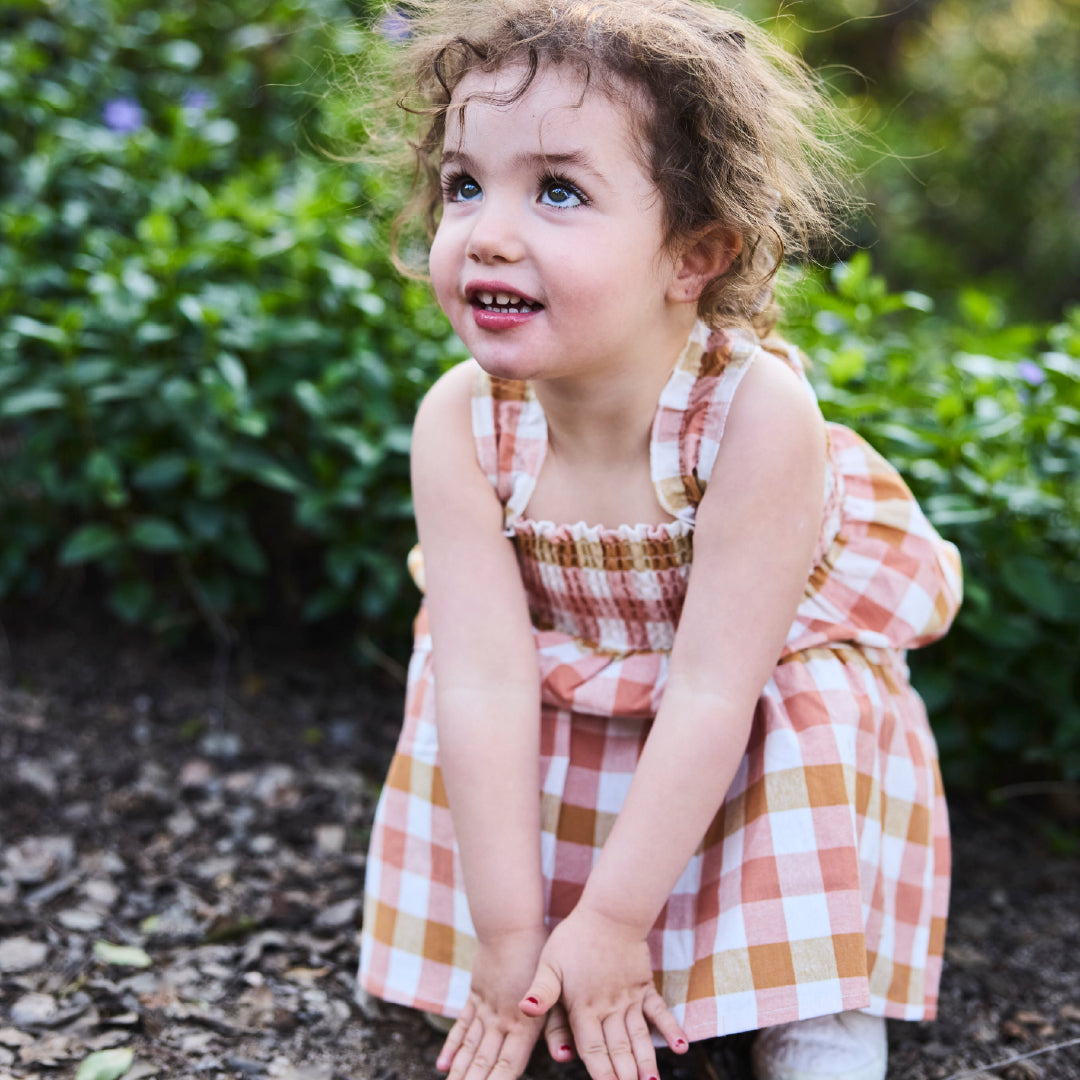 Vestido cuadrille damasco