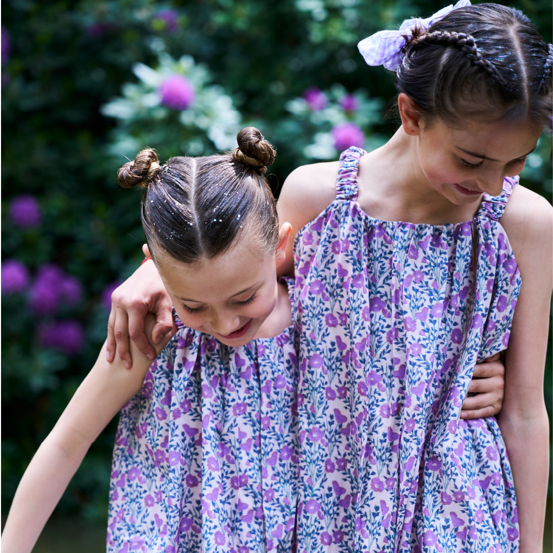 Vestido globo amapola