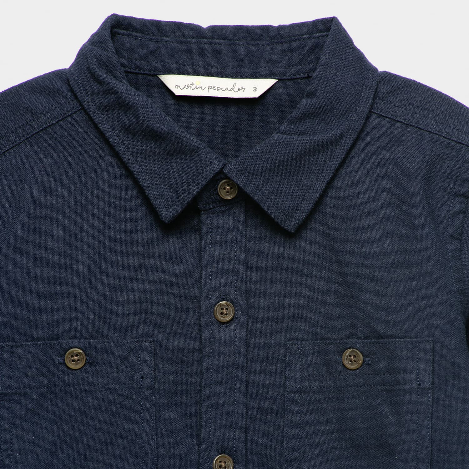 CAMISA OXFORD FULL NAVY