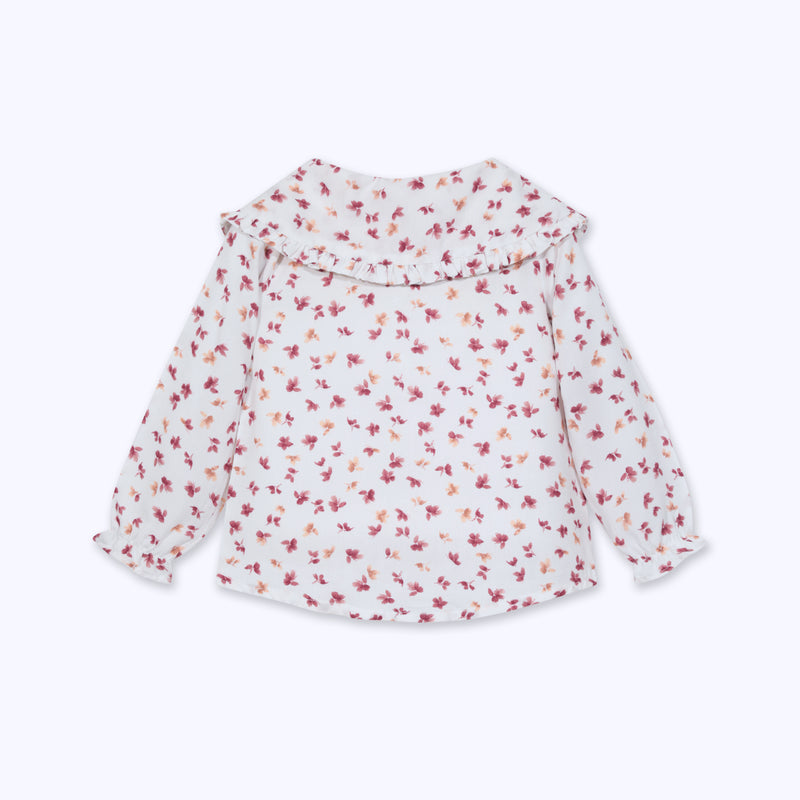 BLUSA MARIA FLOR ROJA