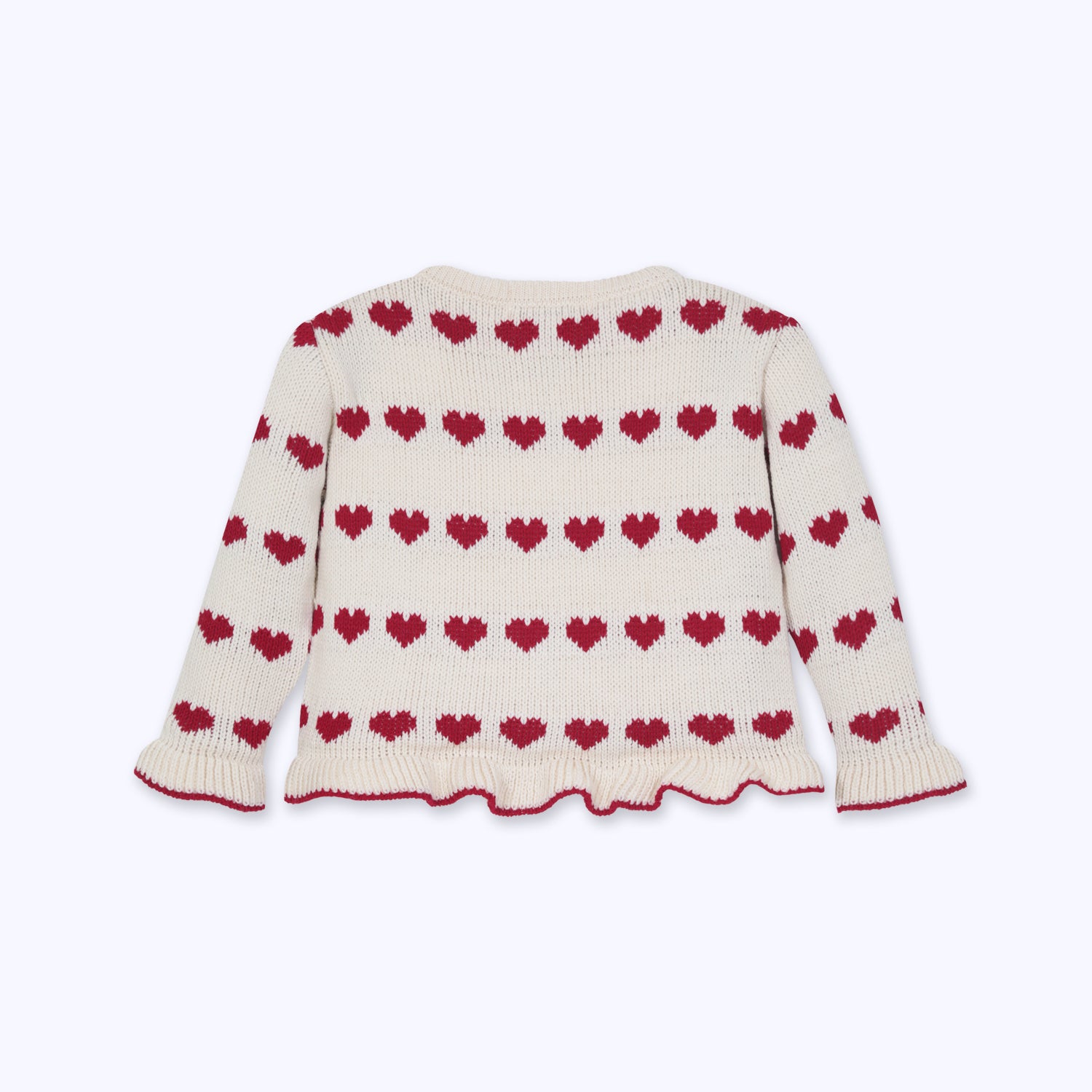 Chaleco tejido hearts