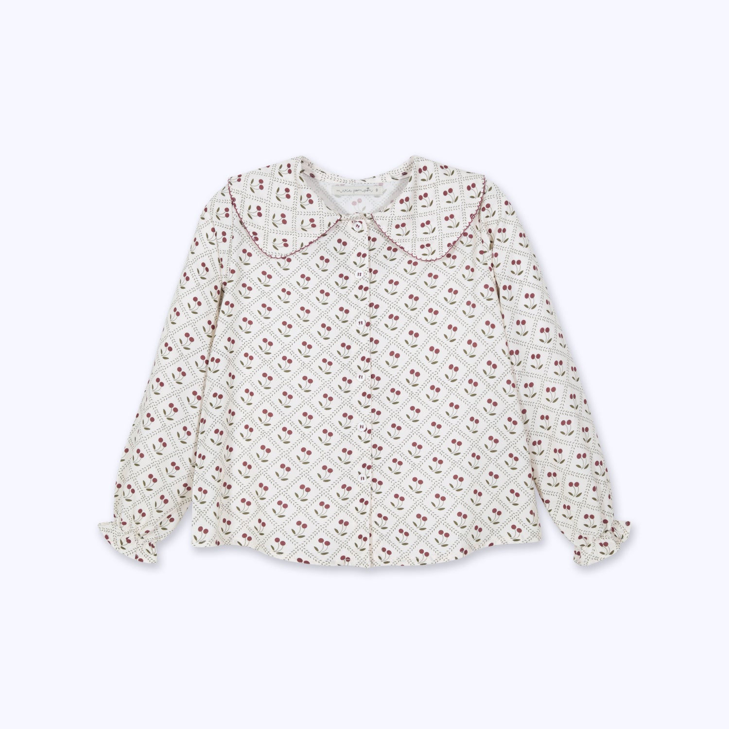 Blusa Maria burdeos clasicos