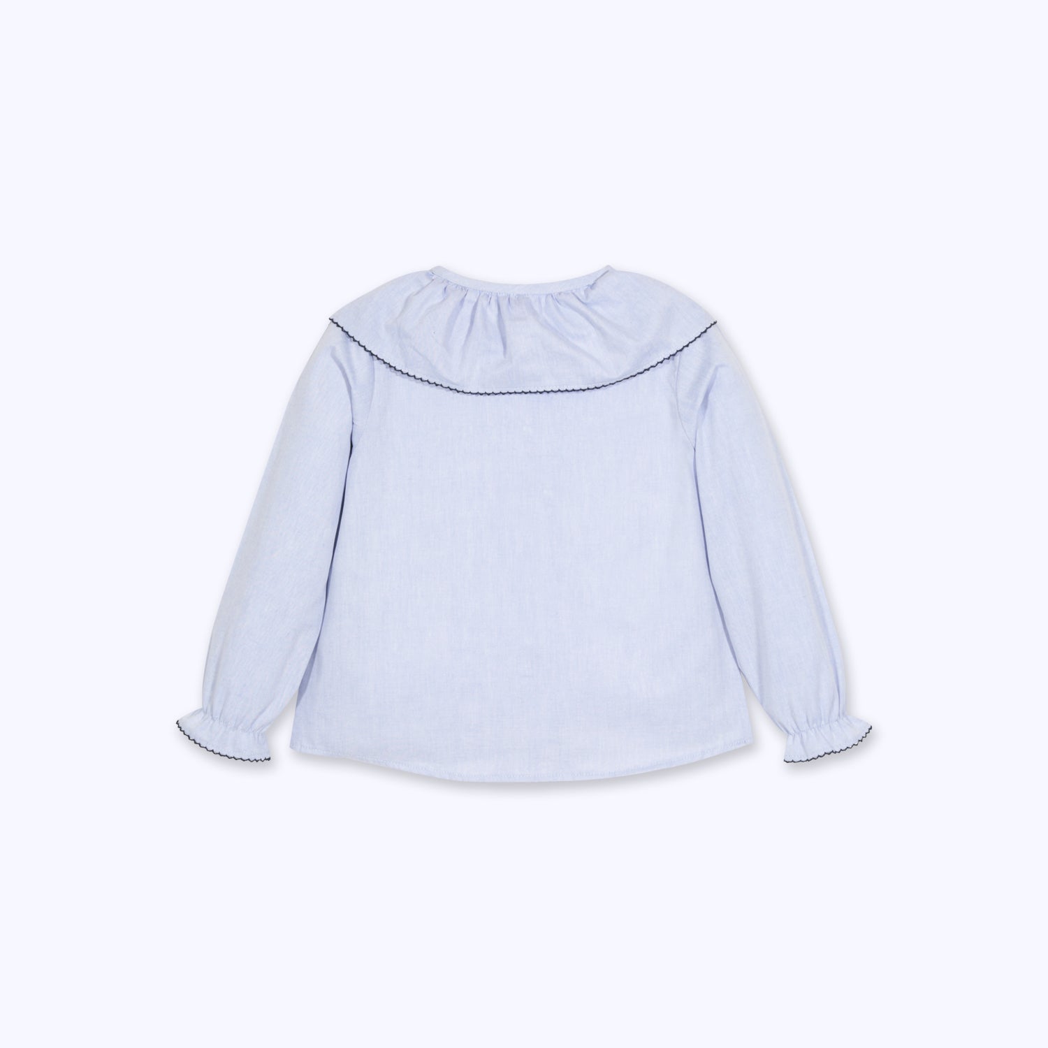 Blusa chambray celeste