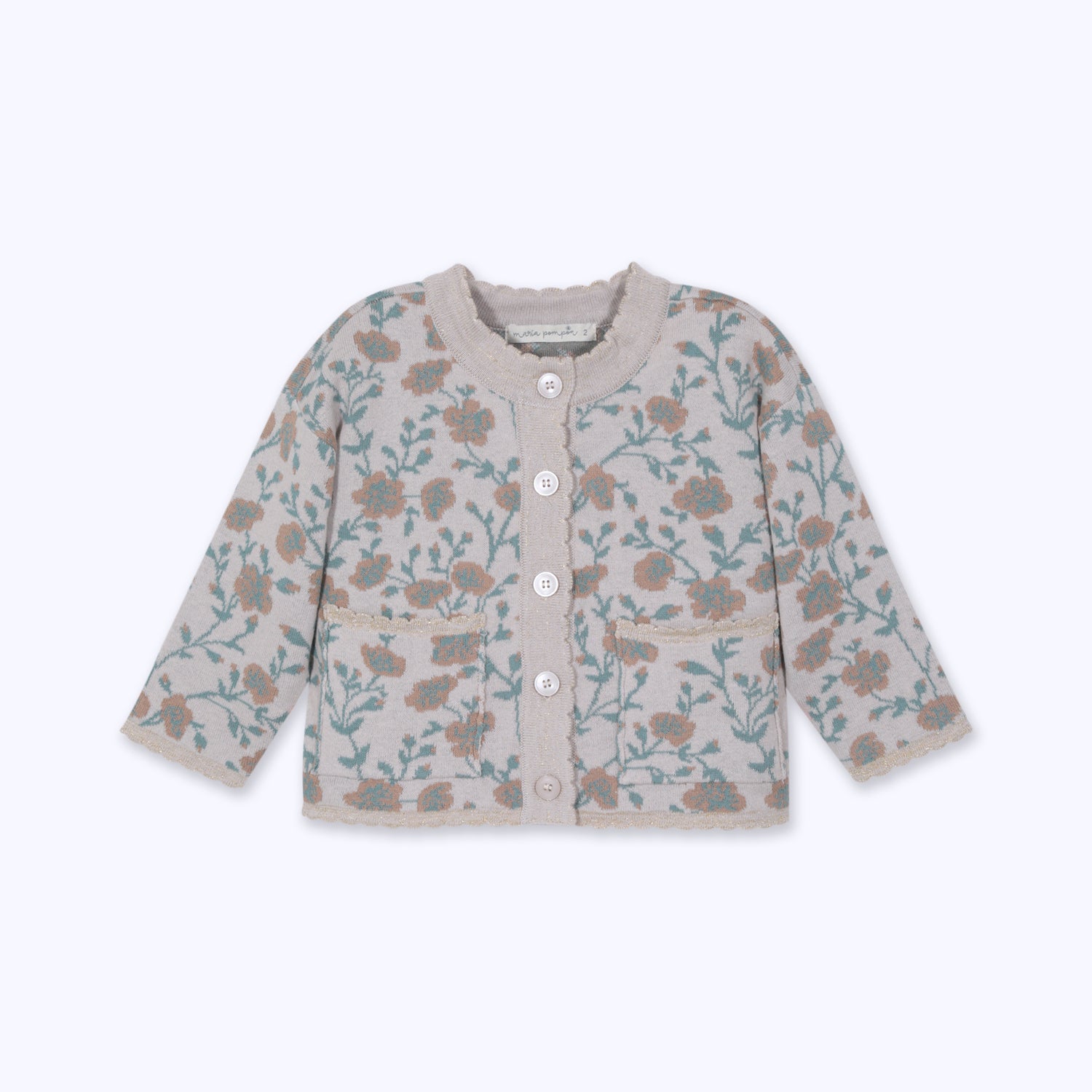 Chaleco Lurex Beige