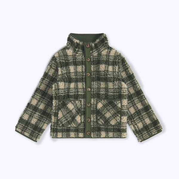 Abrigo Sherpa Verde
