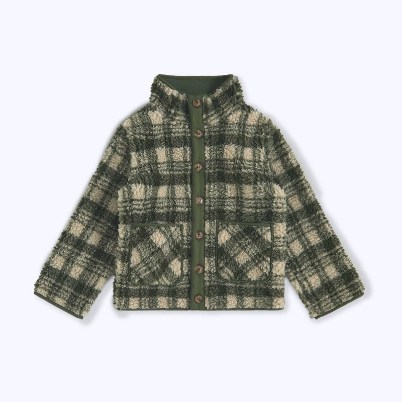 Abrigo Sherpa Verde