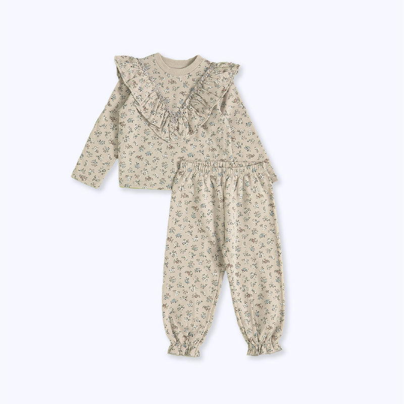 Pijama niña gris