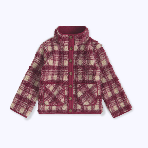 Abrigo Sherpa Rojo