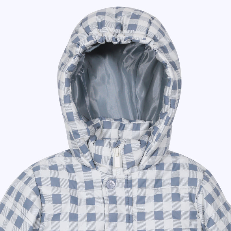 Parka check print