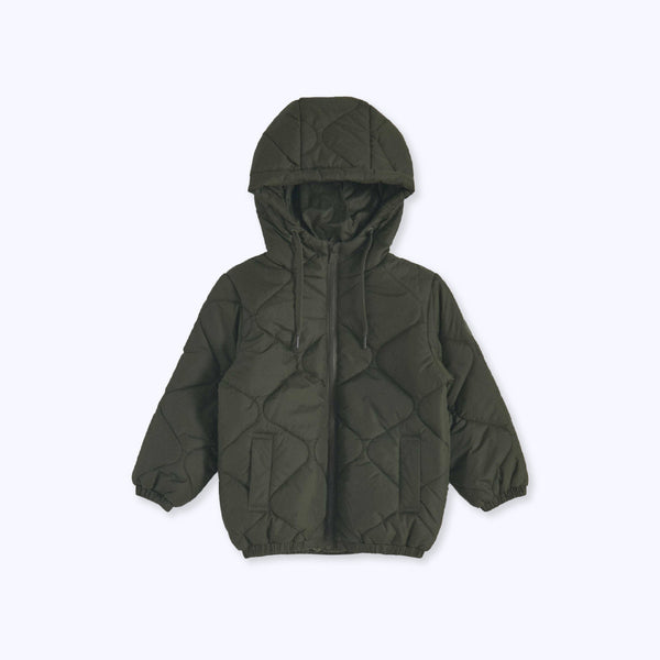 Parka niño verde