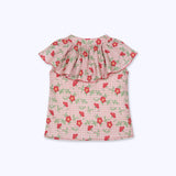 Blusa flor roja