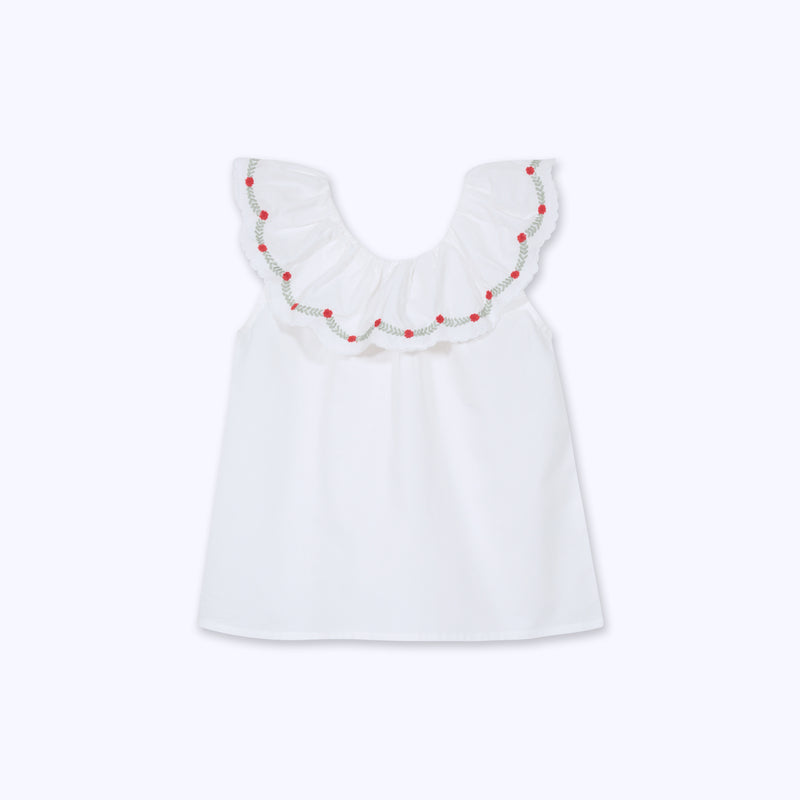 BLUSA LUNA BORDADA BLANCA