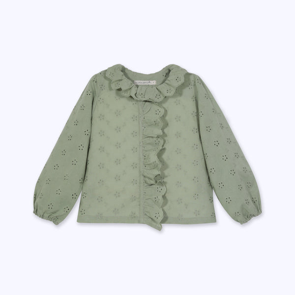 Blusa Valentina verde sueño