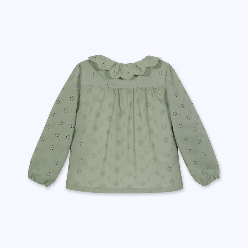 Blusa Valentina verde sueño