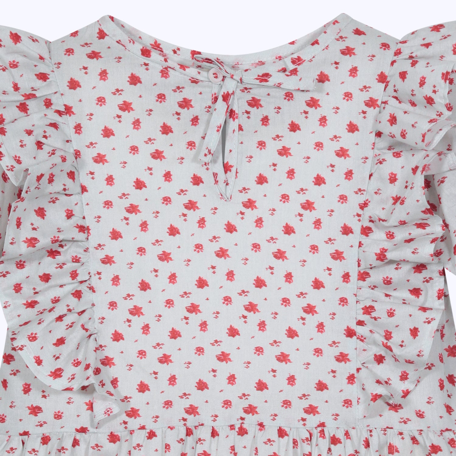 Blusa flores rojas