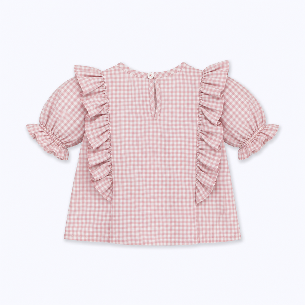 Blusa Aurora vichy rosada