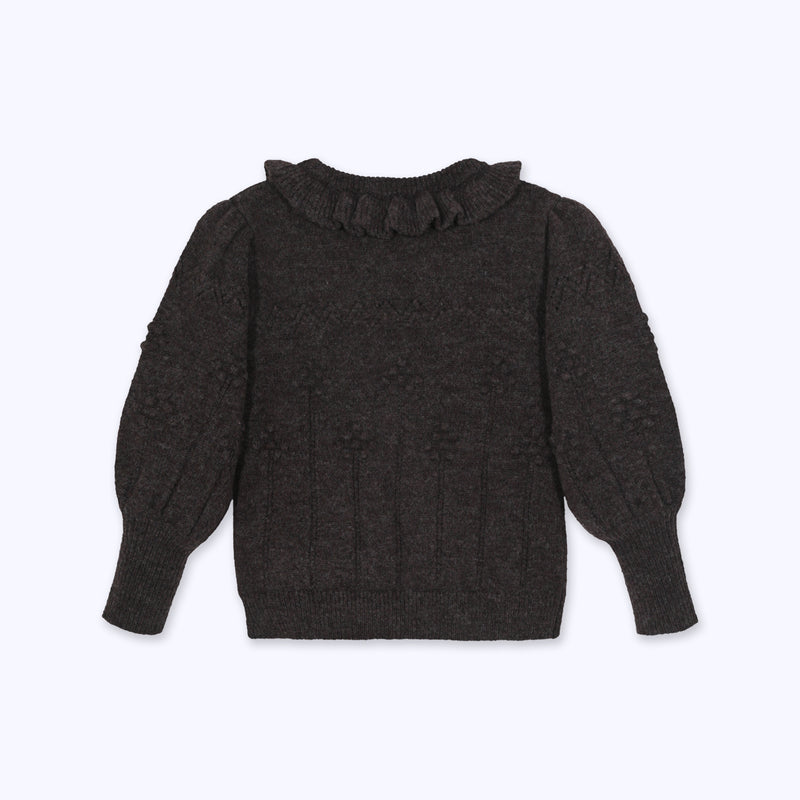 Chaleco cuello marrón