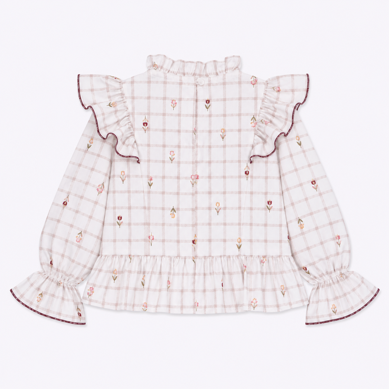Blusa Niña vuelos rosas