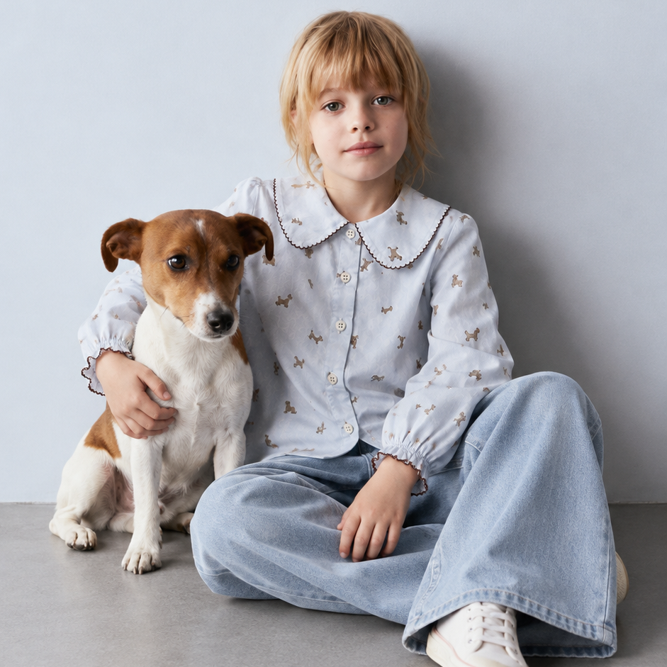 Blusa niña Perros