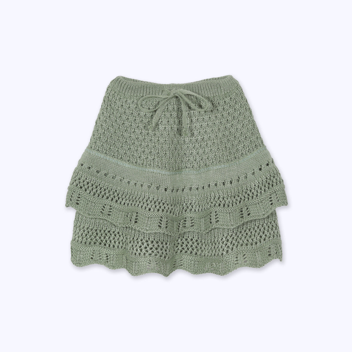 Falda tejida Verde - Verde / 3