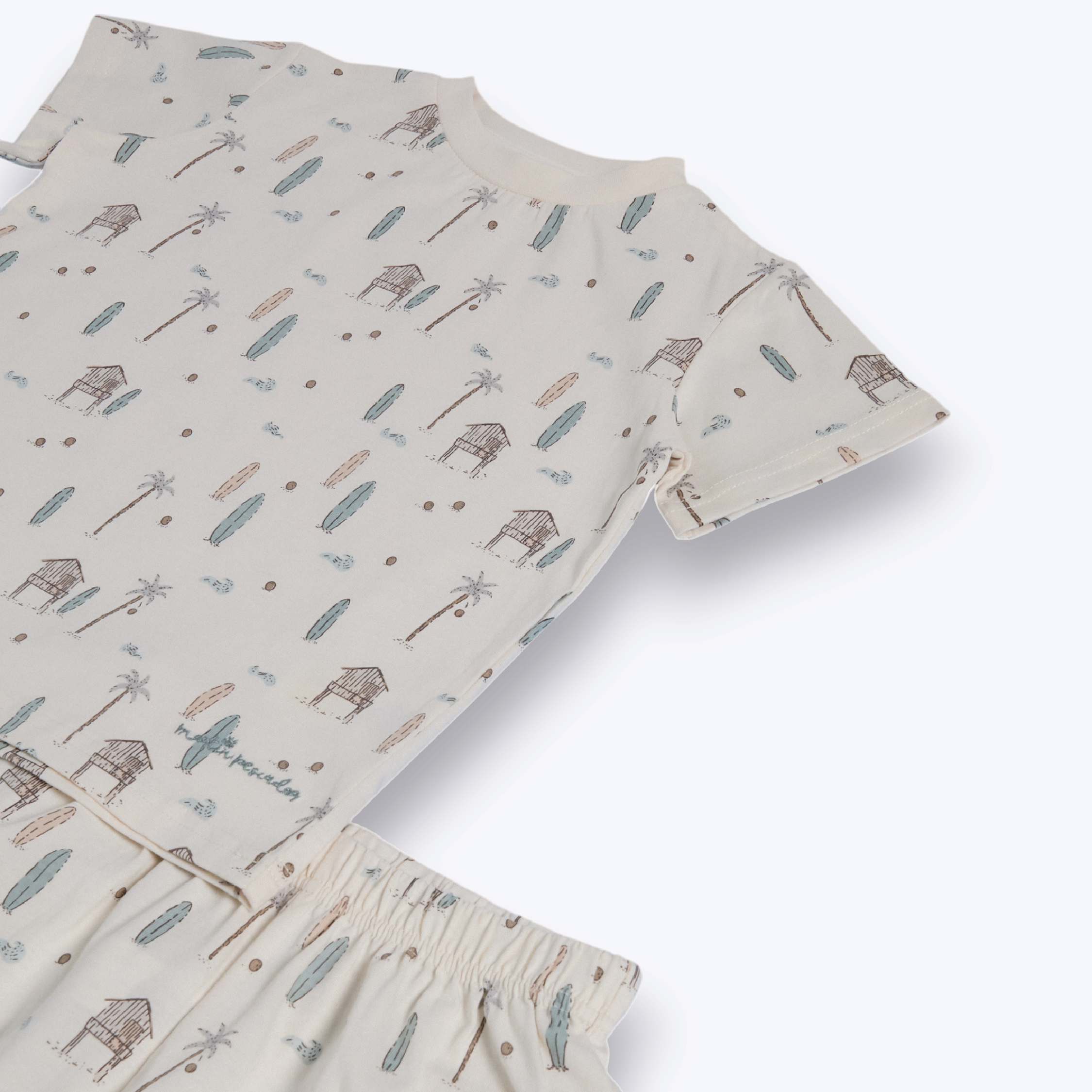 Pijama niño palmeras