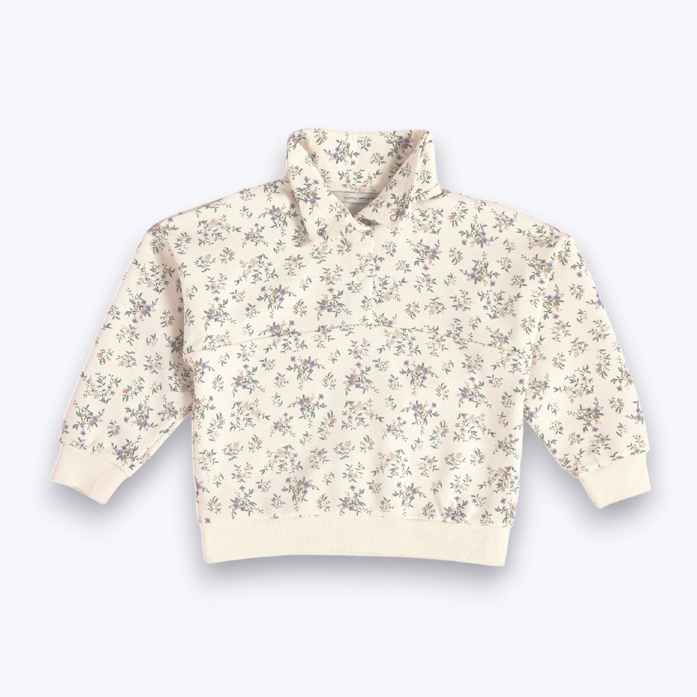 Poleron zipper beige