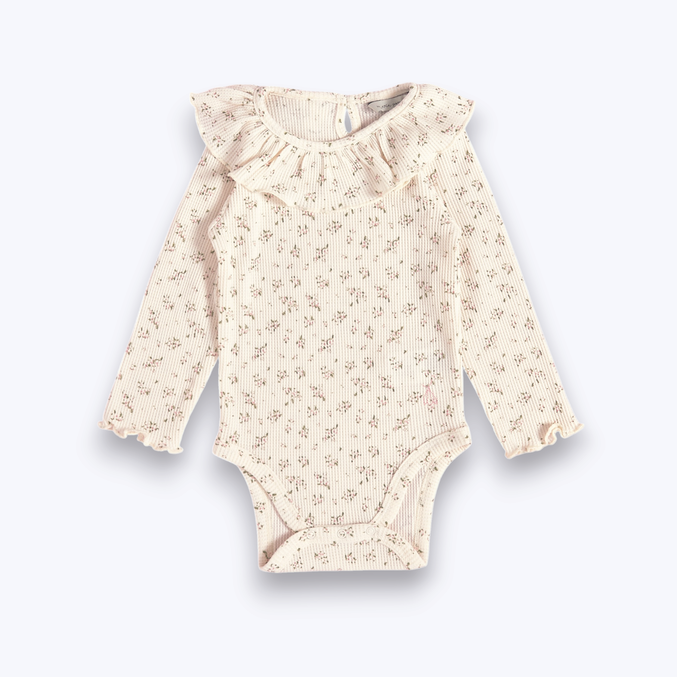 Body cuello vuelo flor