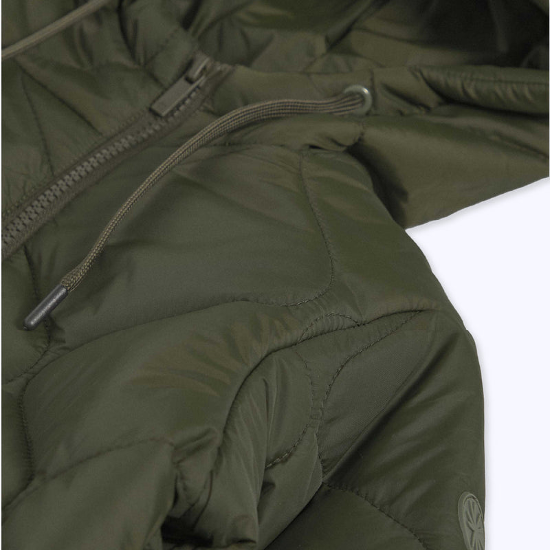 Parka niño verde