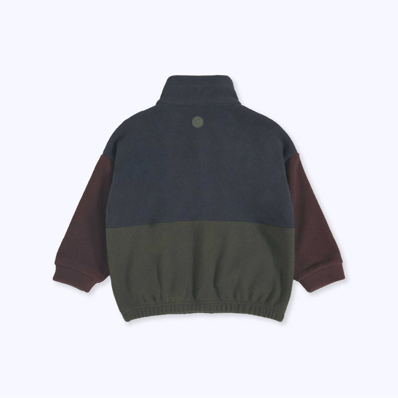 POLERON Polar NIÑO GRIS/VERDE