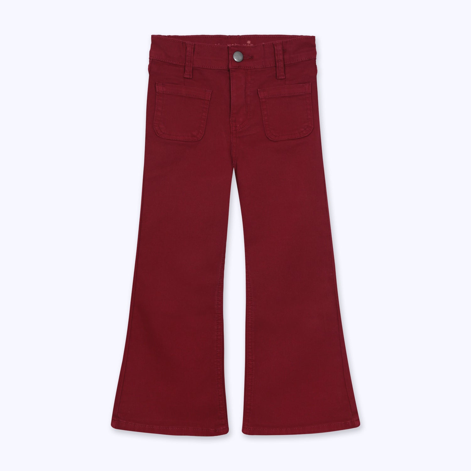Jeans flare Rojo