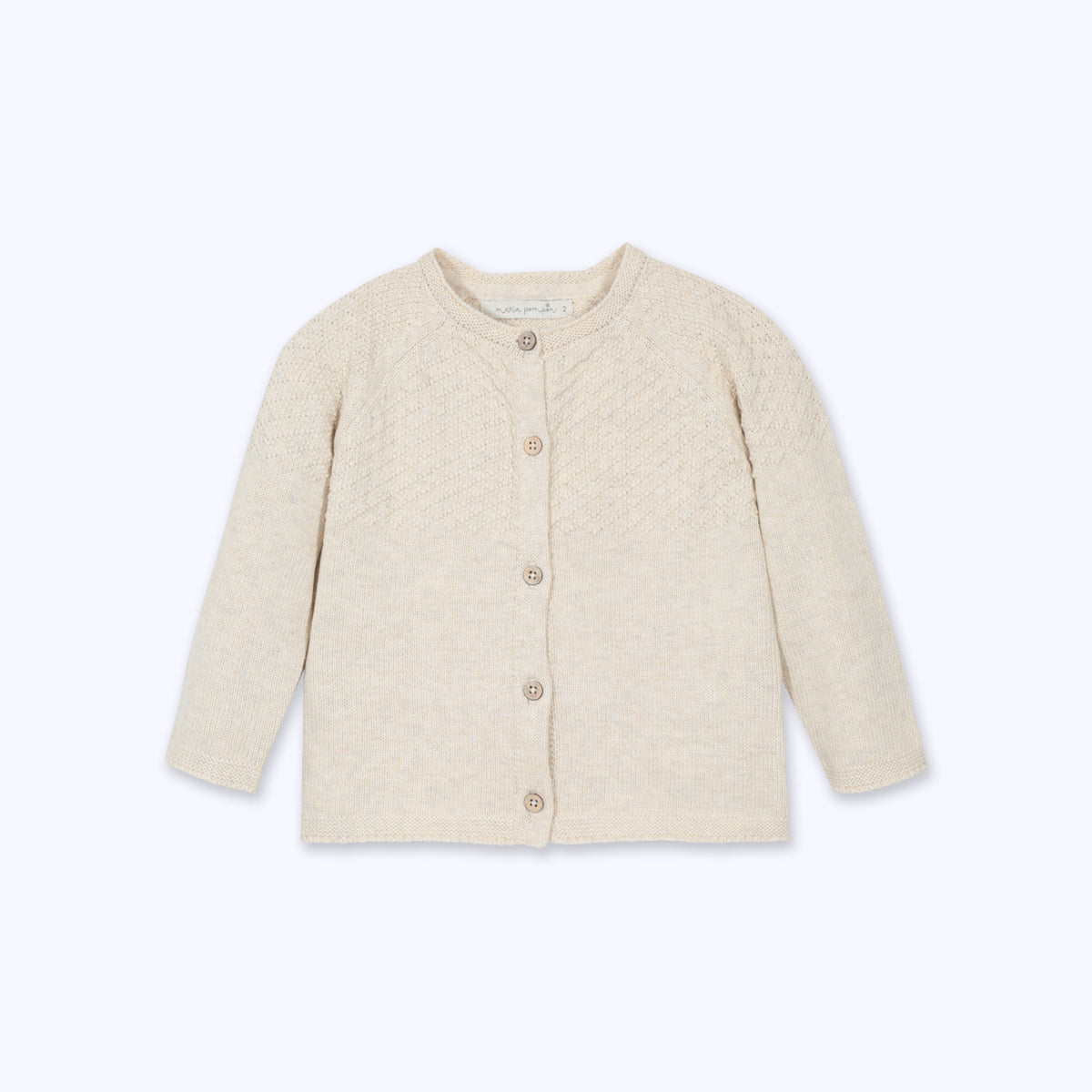 Chaleco beige Niña - Crudo / 1