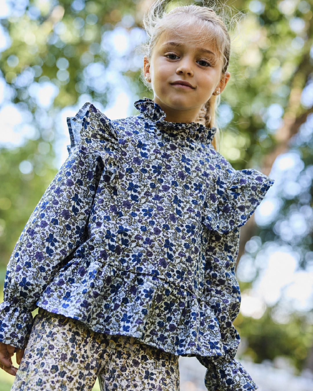 Flare pants print Niña